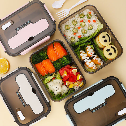 Küche Mittagessen Box Arbeit Student Im Freien Aktivitäten Reise Mikrowelle Heizung Lebensmittel Container Kunststoff Bento Box Lagerung Snacks Boxen
